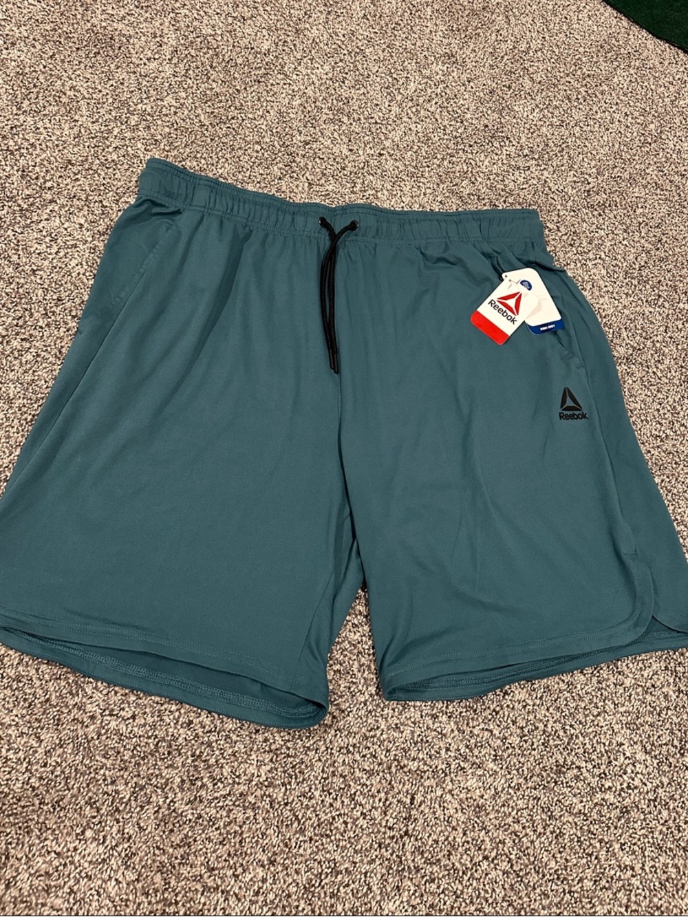 Reebok Men's Teal Athletic Training Shorts